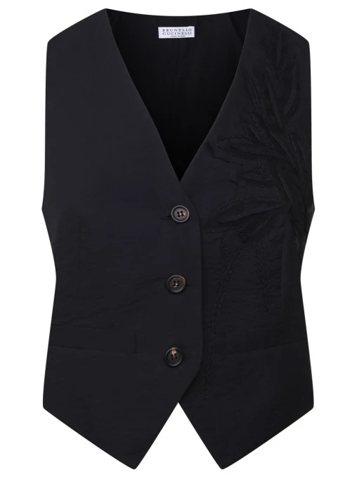 Жилет хлопковый BRUNELLO CUCINELLI