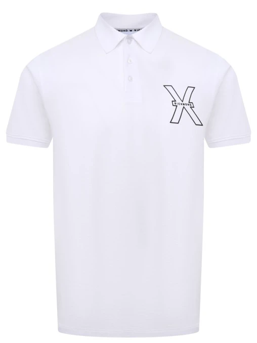 Поло хлопковое JOHN RICHMOND