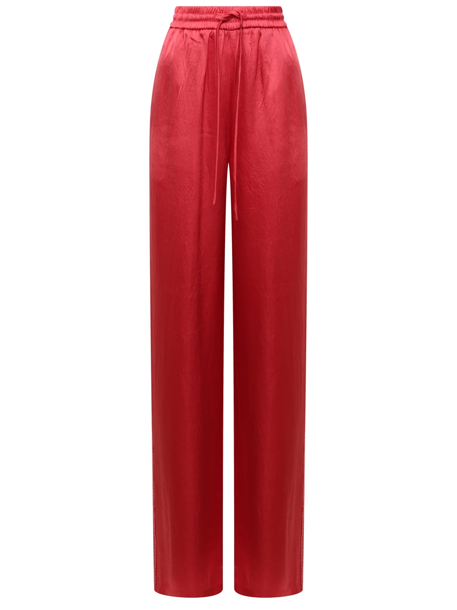 Брюки-палаццо однотонные