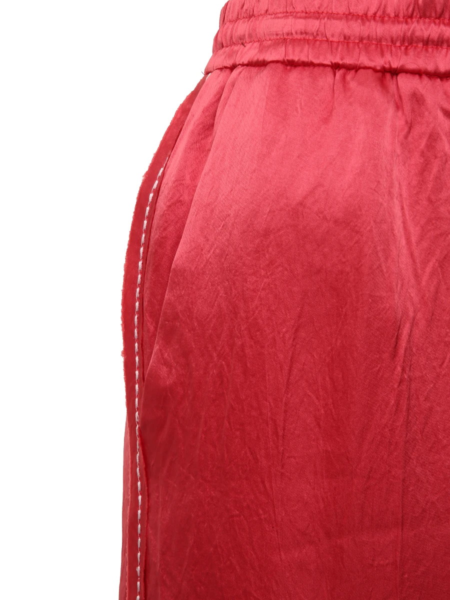 Брюки-палаццо однотонные