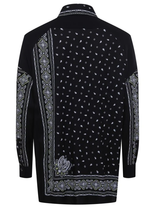 Рубашка с принтом из вискозы PINKO