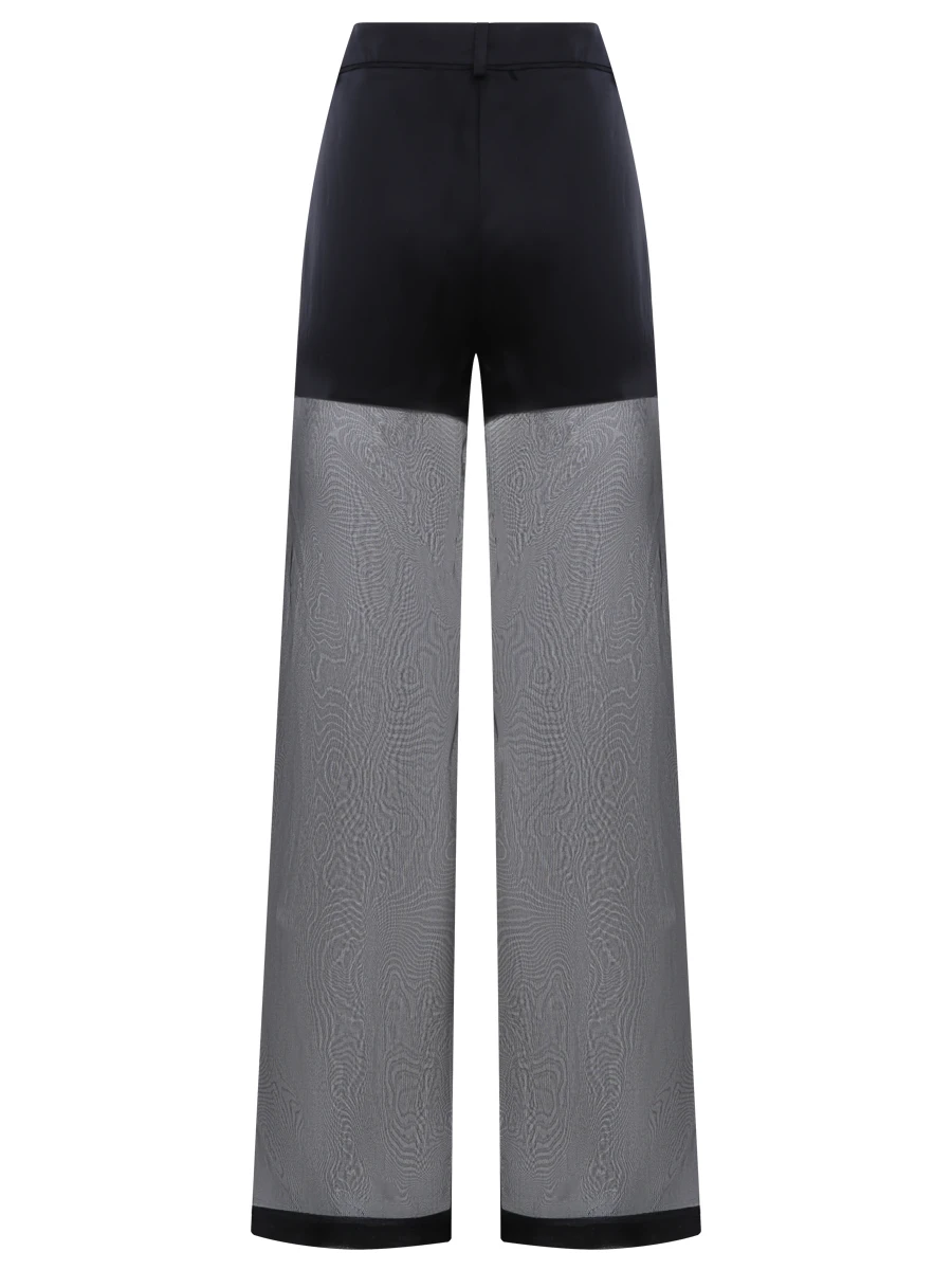 Брюки изо льна и вискозы