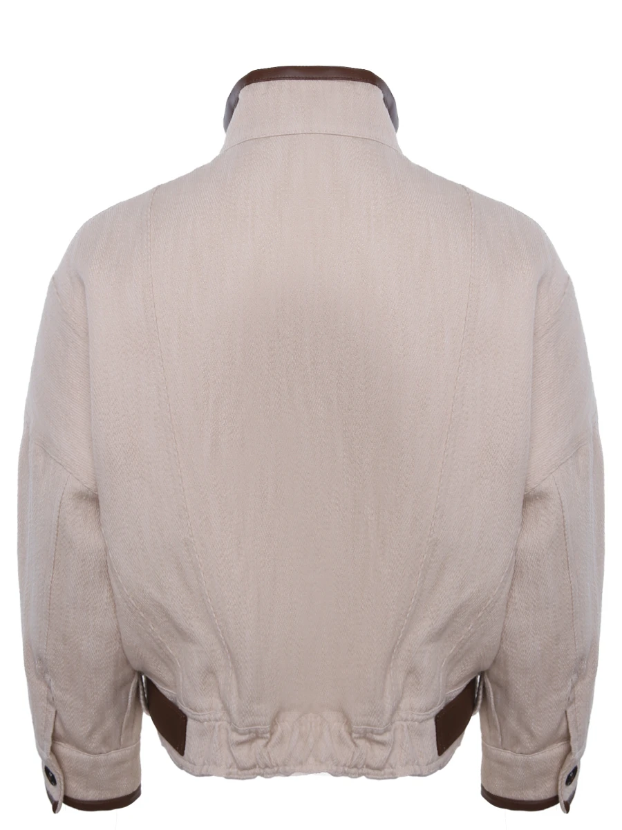 Куртка из хлопка и льна