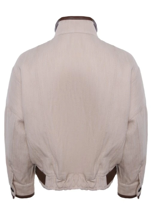 Куртка из хлопка и льна PINKO
