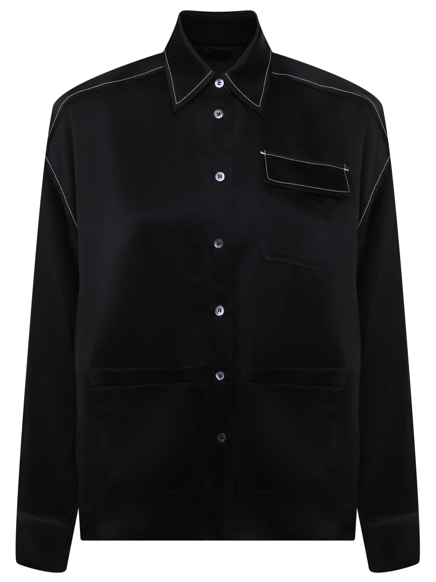 Рубашка однотонная