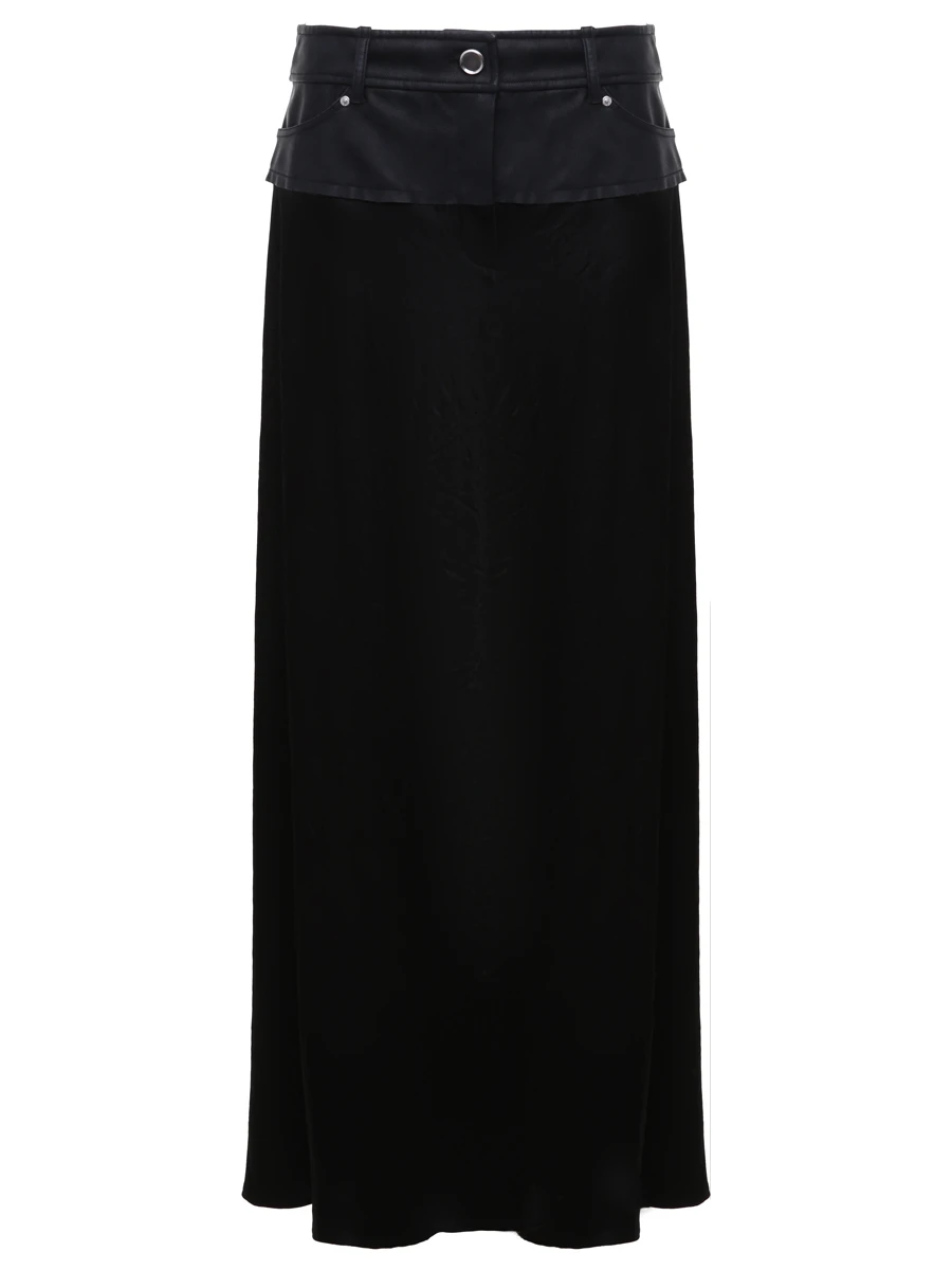 Юбка однотонная