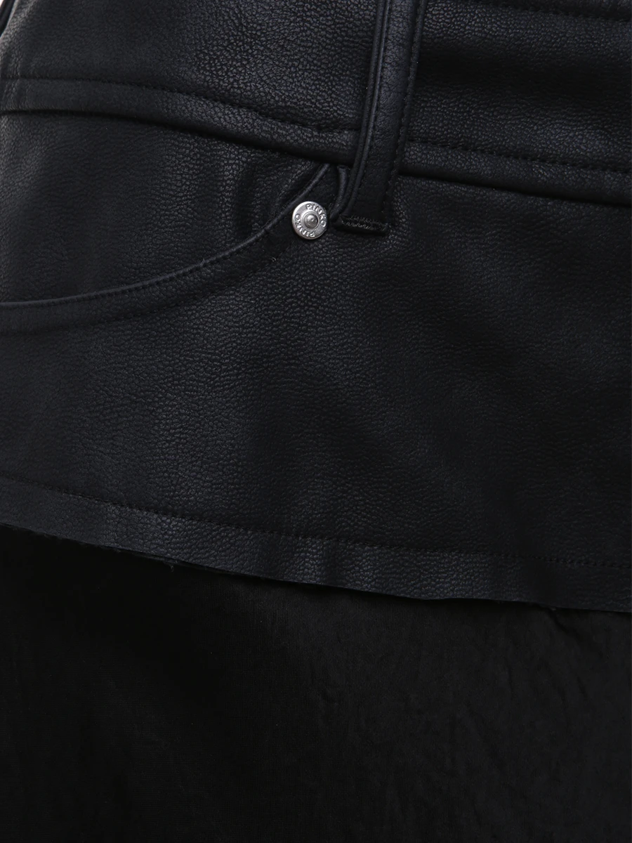 Юбка однотонная