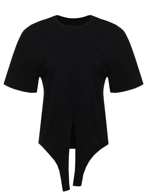 Футболка с вырезом PINKO