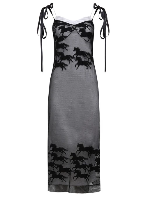 Платье с вышивкой PINKO