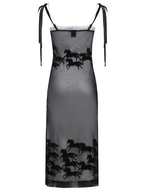 Платье с вышивкой PINKO