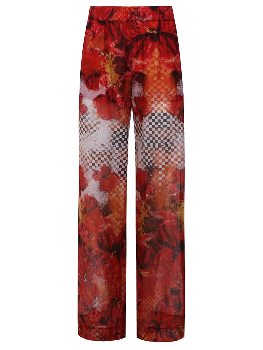 Брюки с принтом