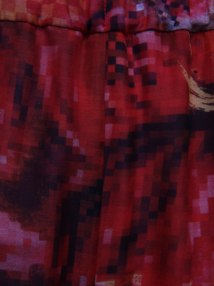 Брюки с принтом