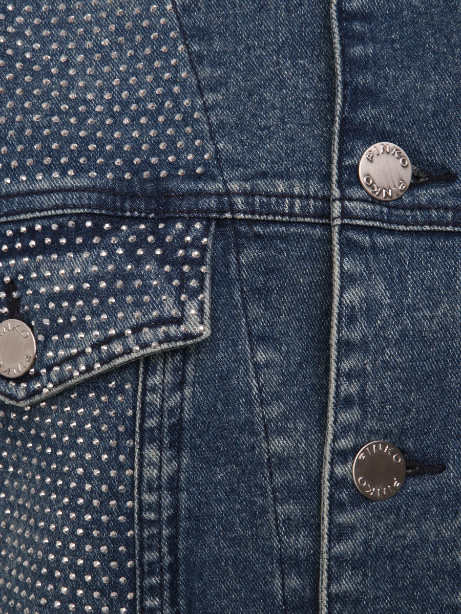 Куртка джинсовая с декором