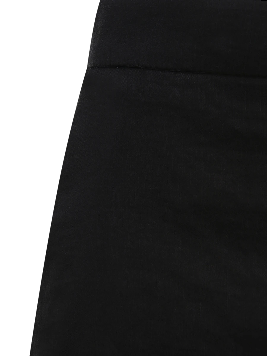 Брюки изо льна и вискозы