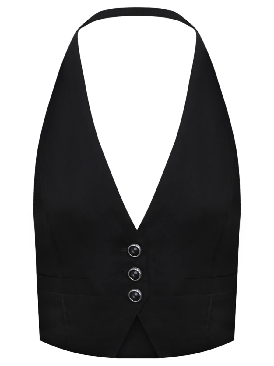 Топ изо льна и вискозы