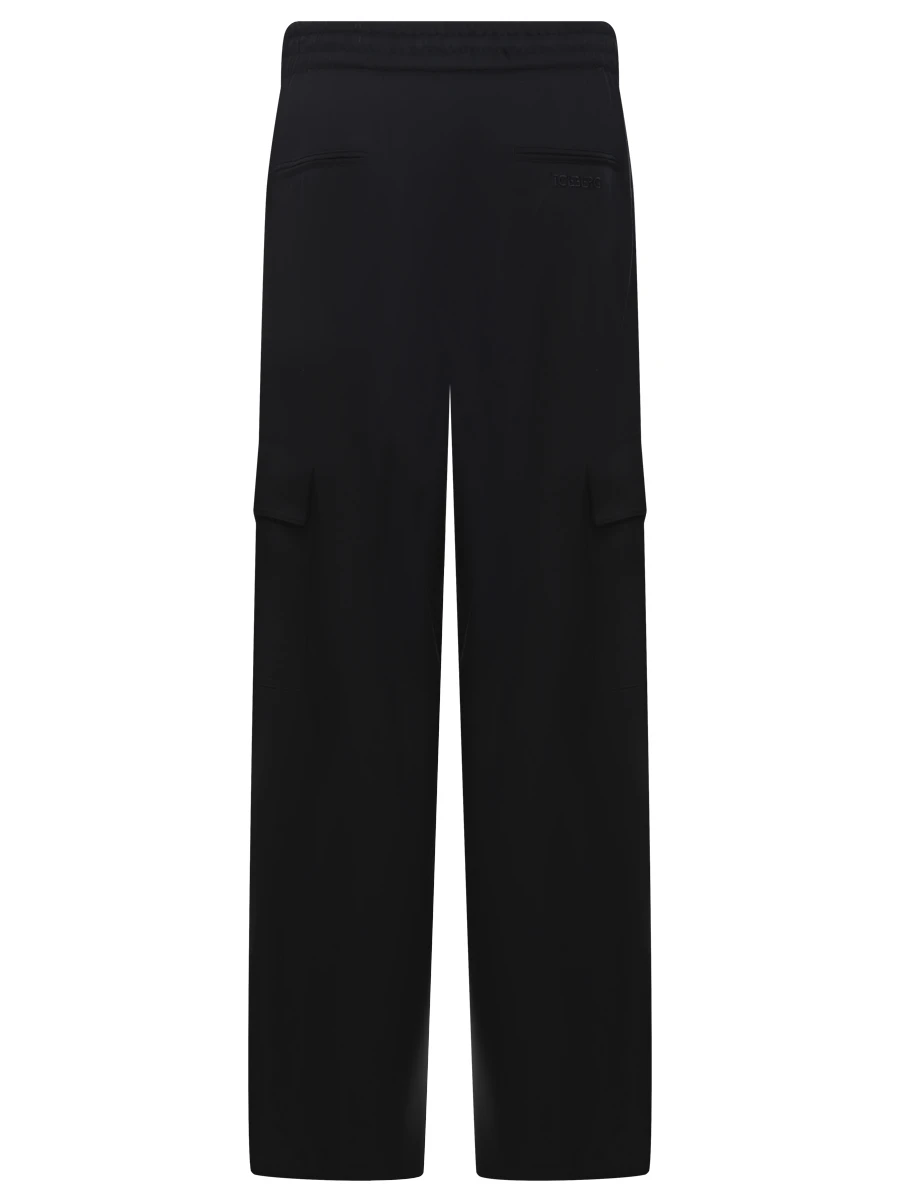 Брюки-карго однотонные