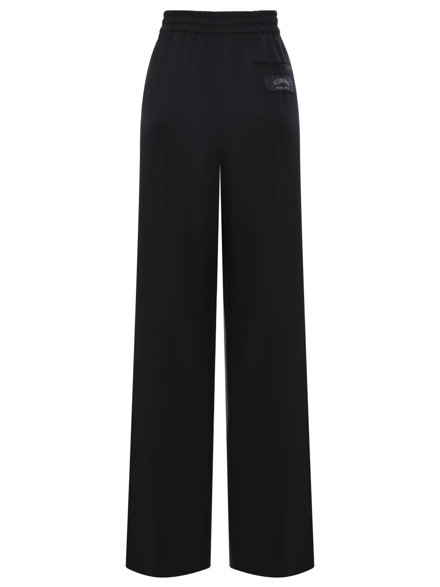 Брюки однотонные