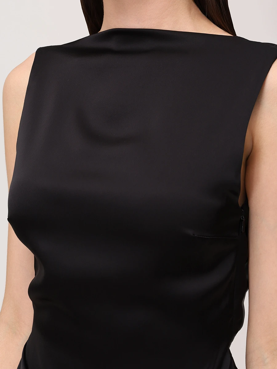 Платье атласное