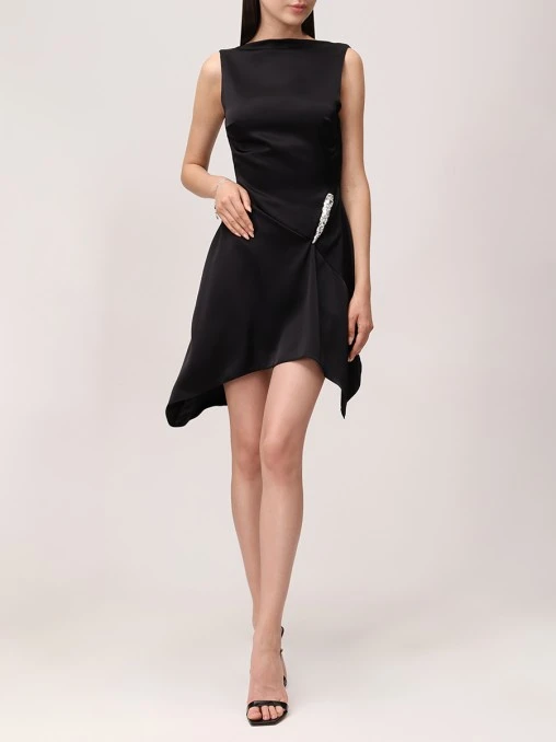 Платье атласное DAVID KOMA