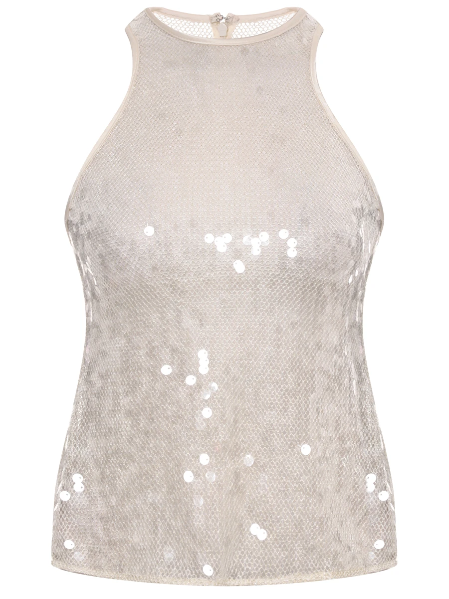 Топ с пайетками