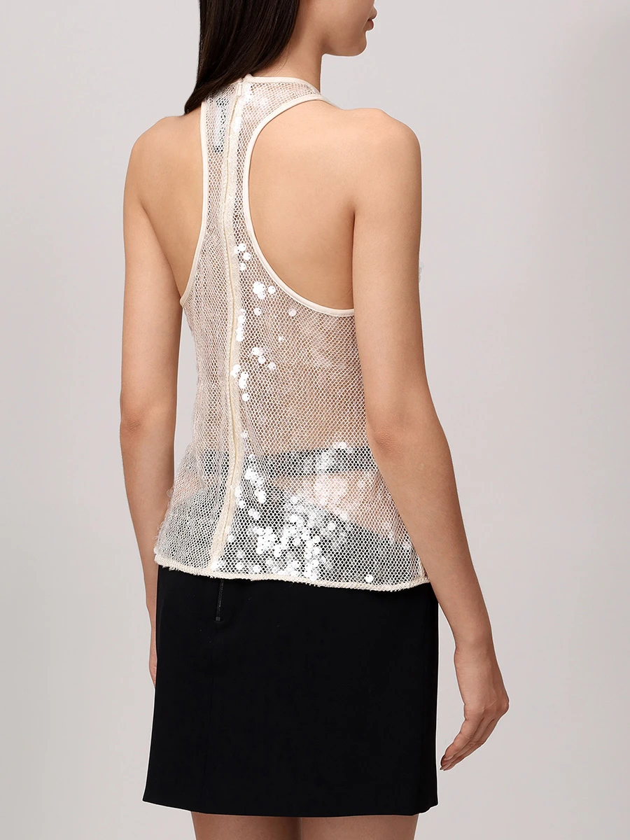 Топ с пайетками