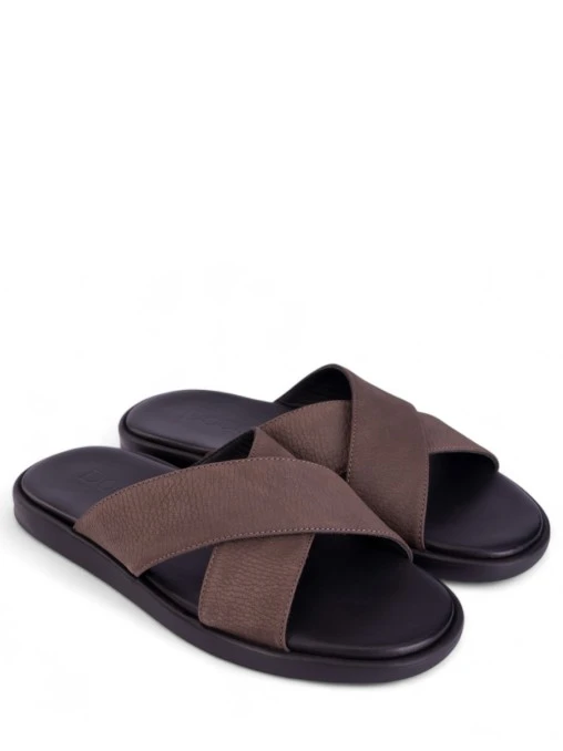 Шлепанцы замшевые DOUCAL`S