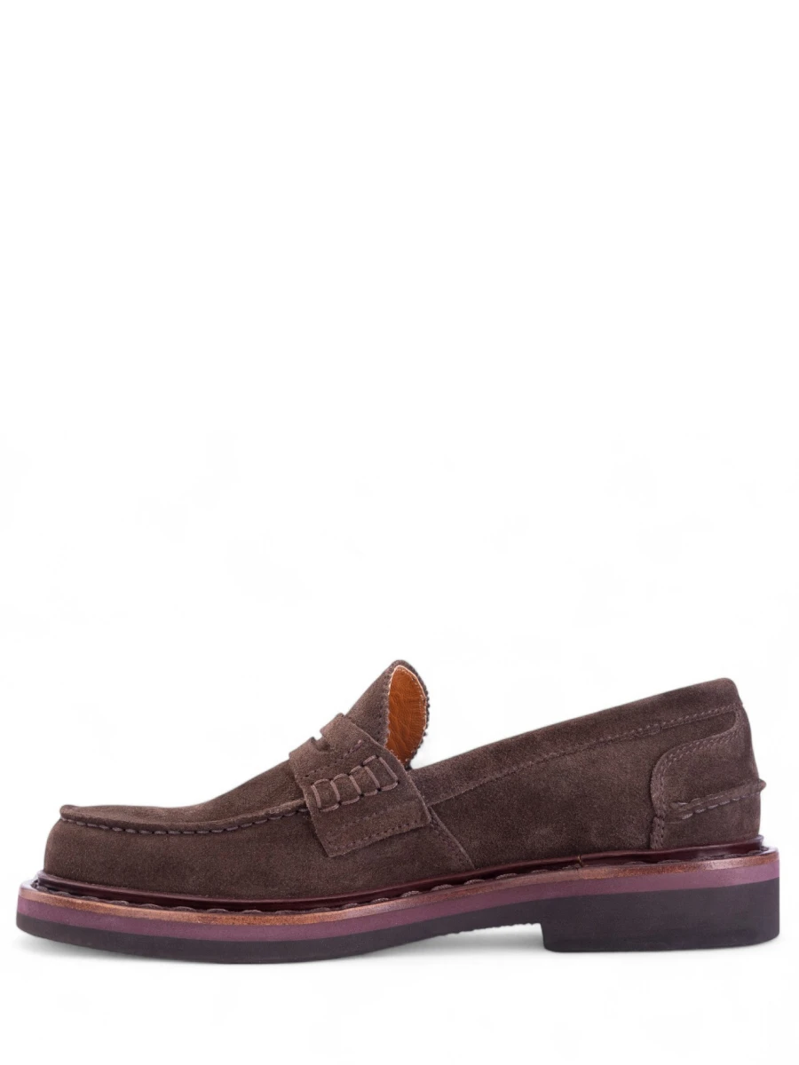 Лоферы замшевые