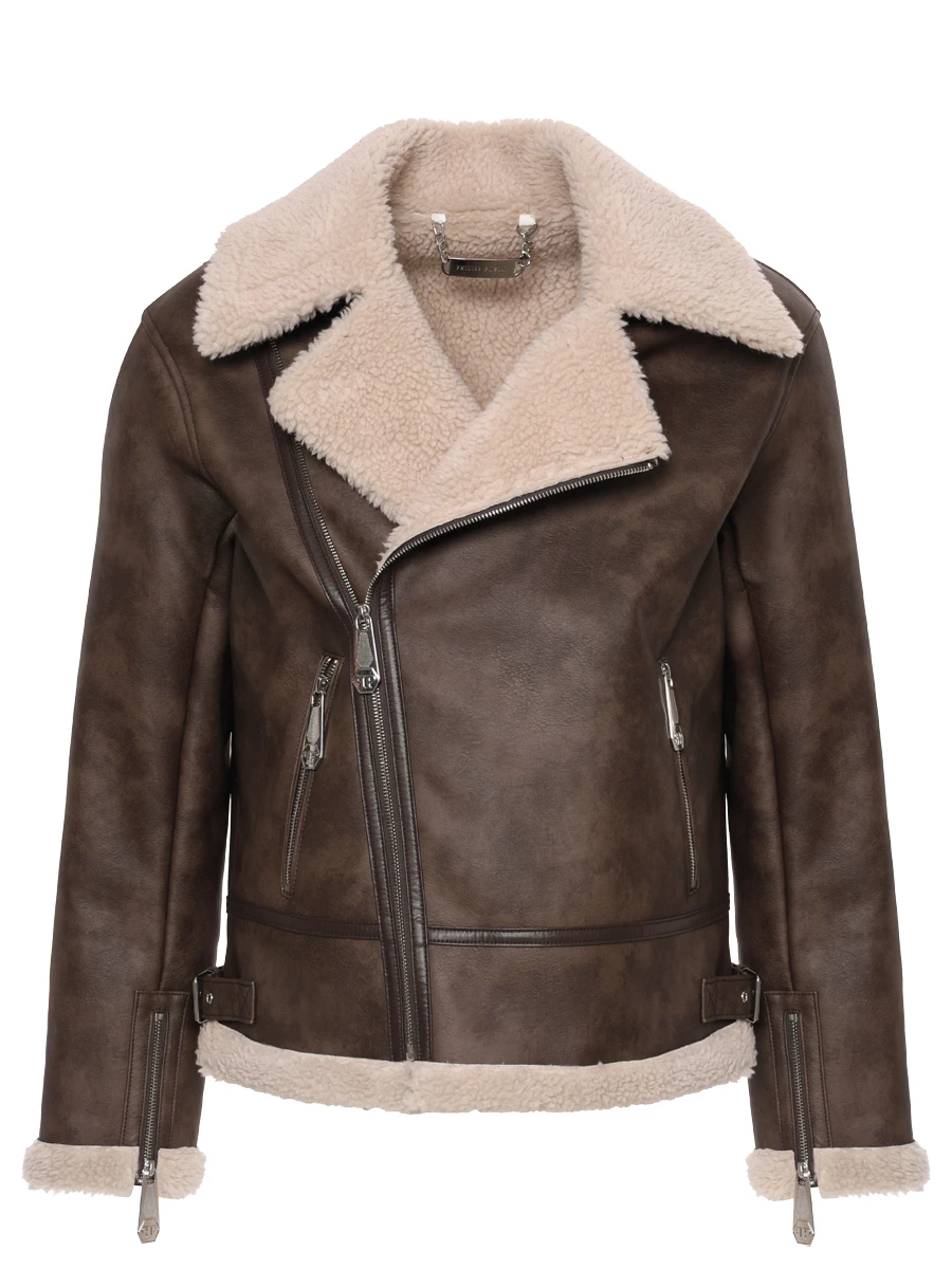 Дубленка из экомеха