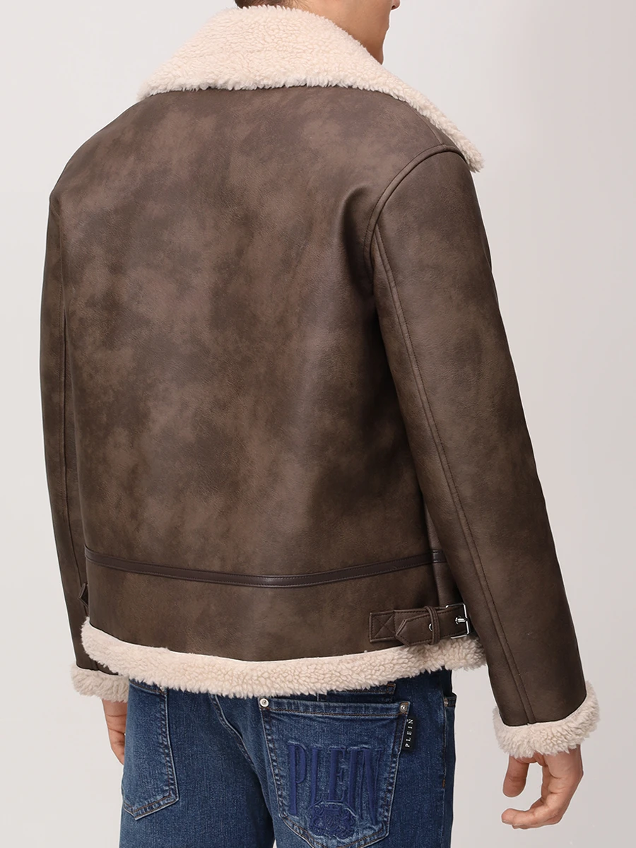 Дубленка из экомеха