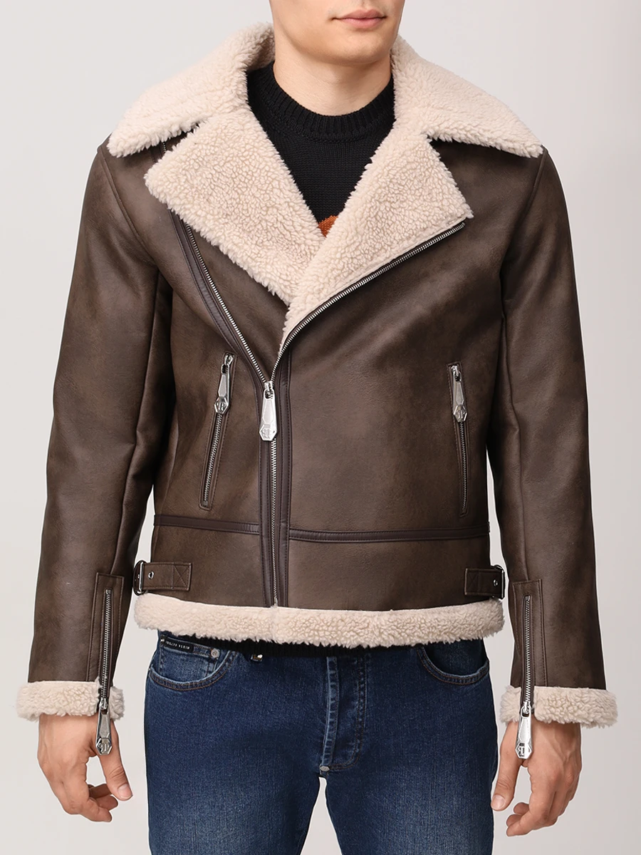 Дубленка из экомеха