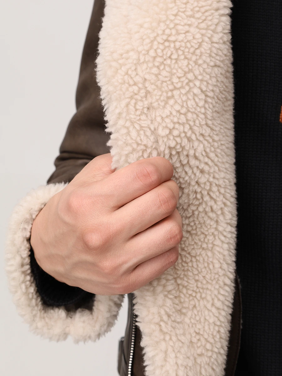 Дубленка из экомеха