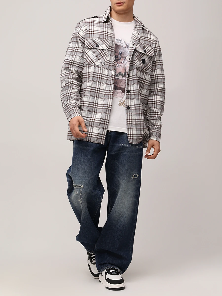 Джинсы Regular Fit хлопковые