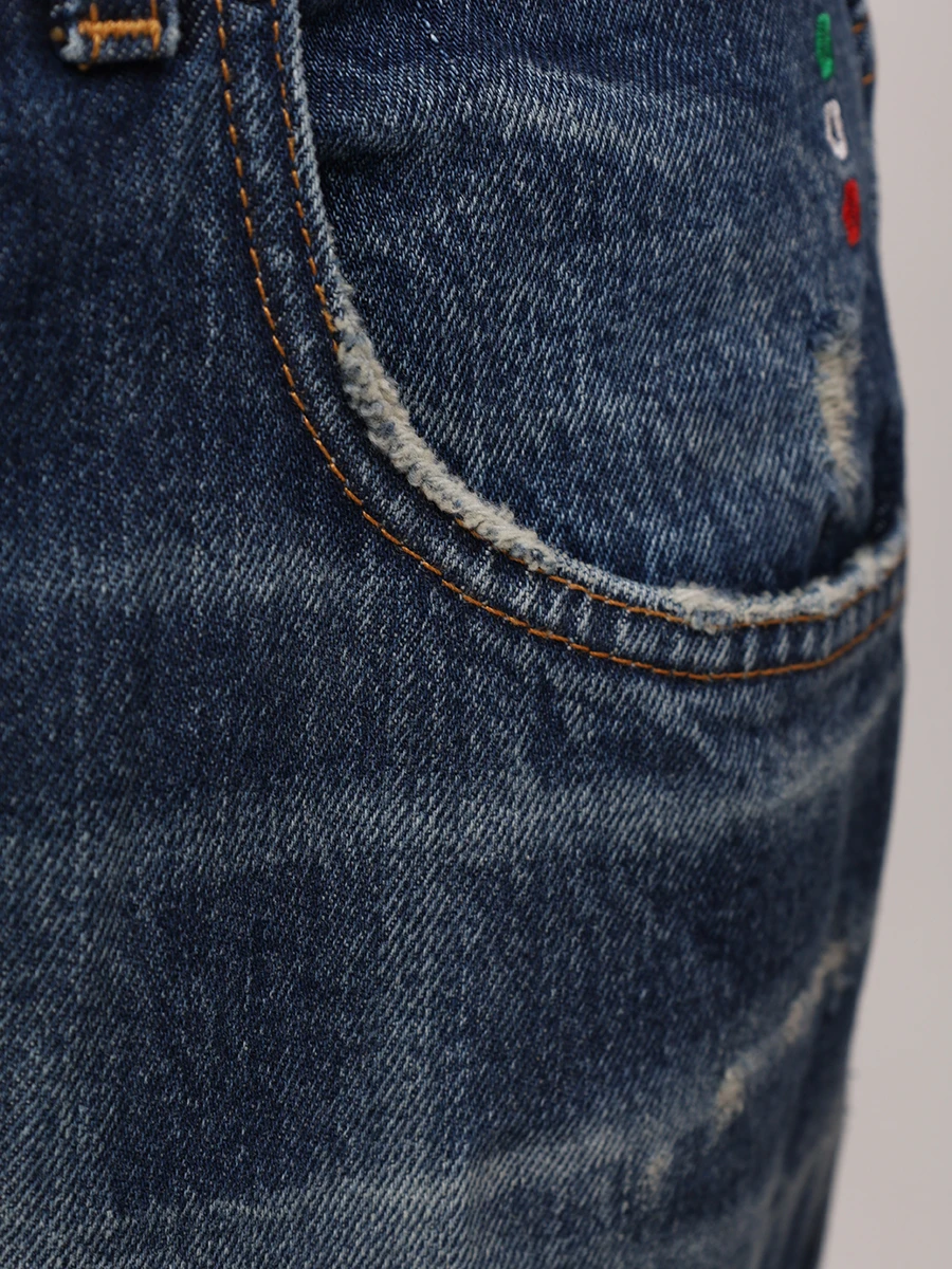 Джинсы Regular Fit хлопковые