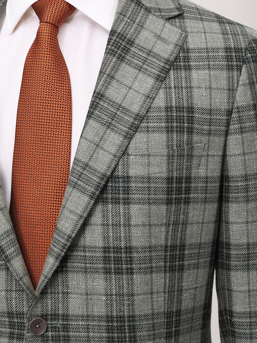 Пиджак Shaped Fit из шерсти и льна