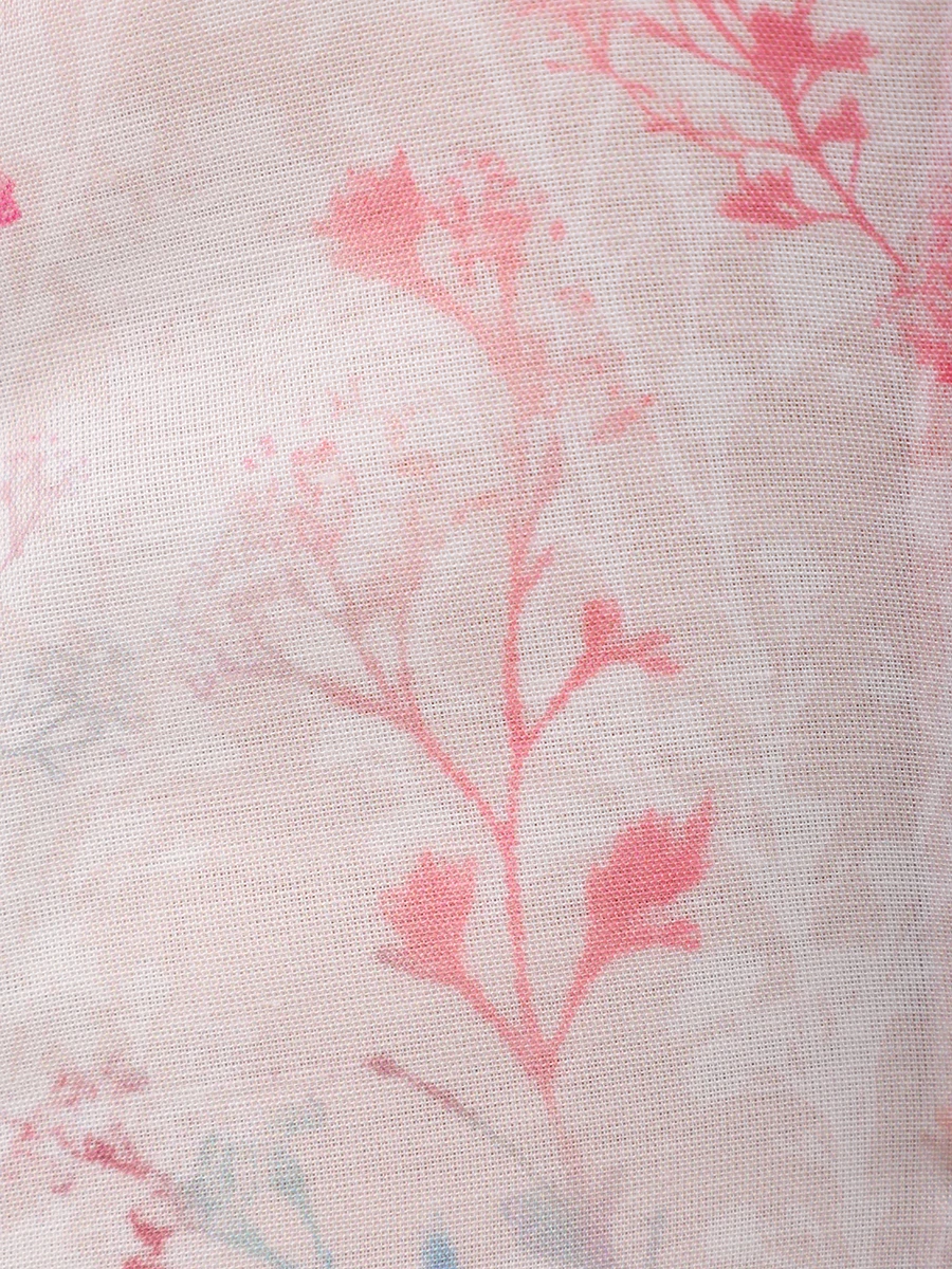 Платье из вискозы и хлопка