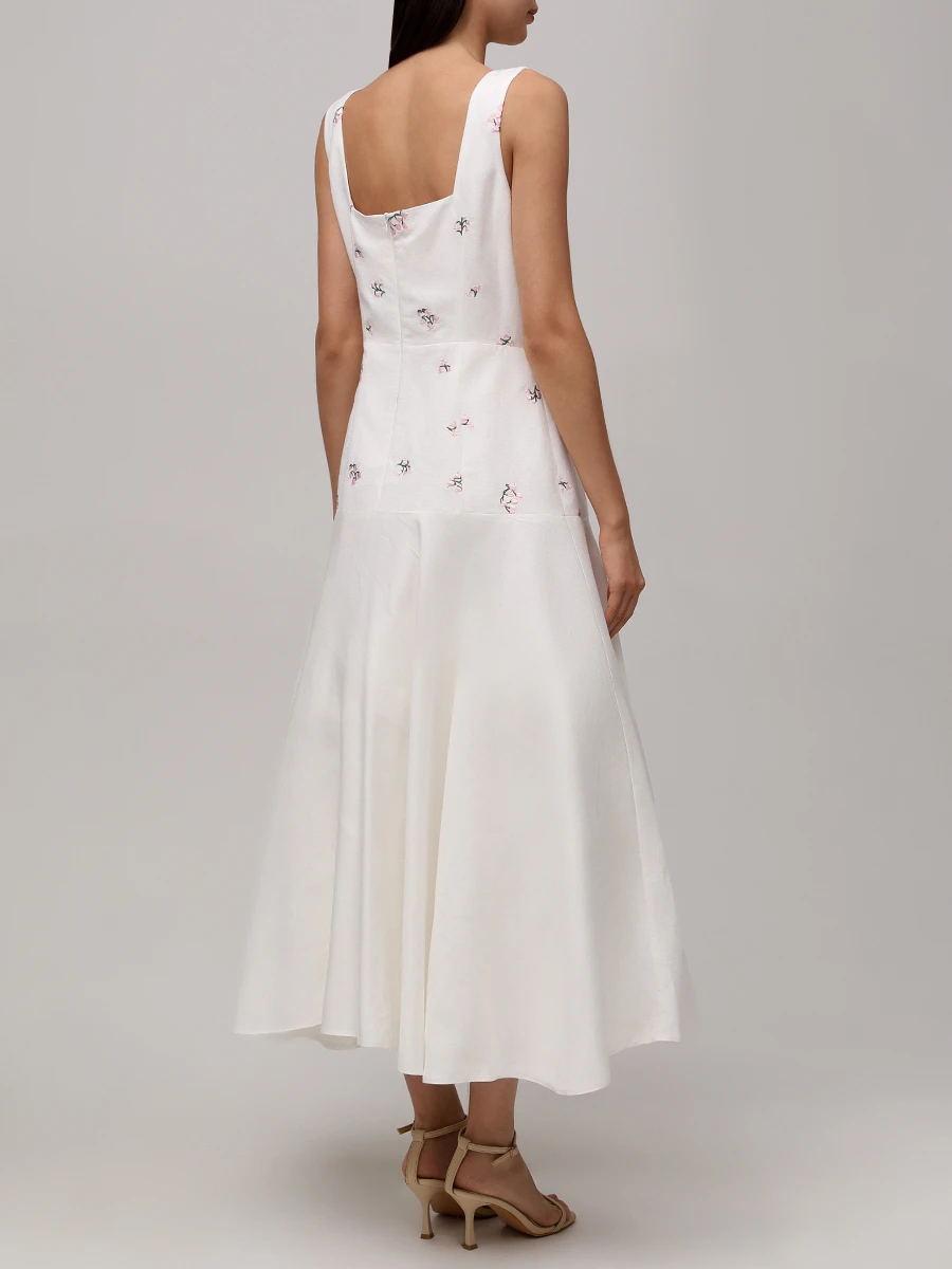 Платье изо льна и хлопка