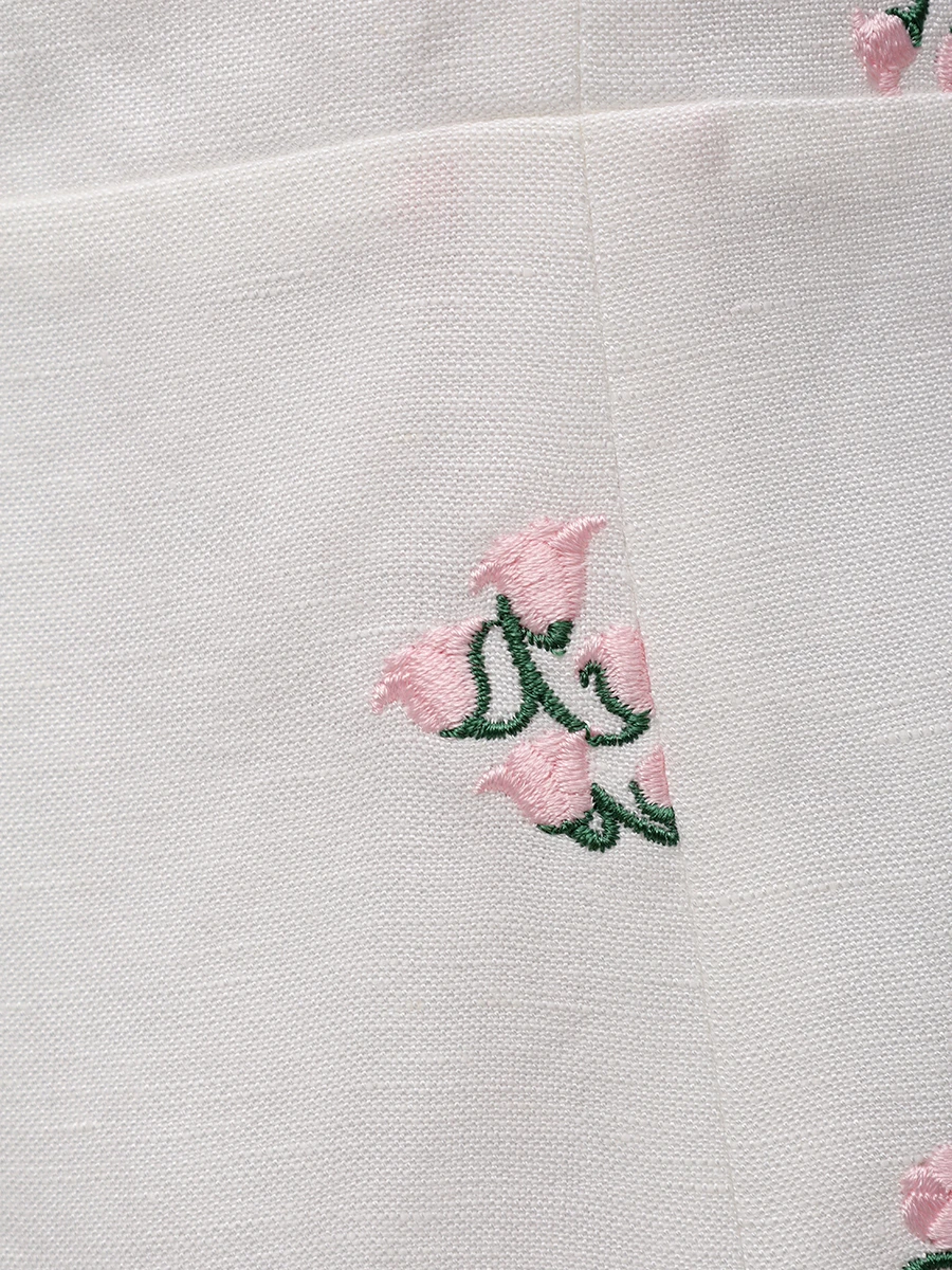 Платье изо льна и хлопка