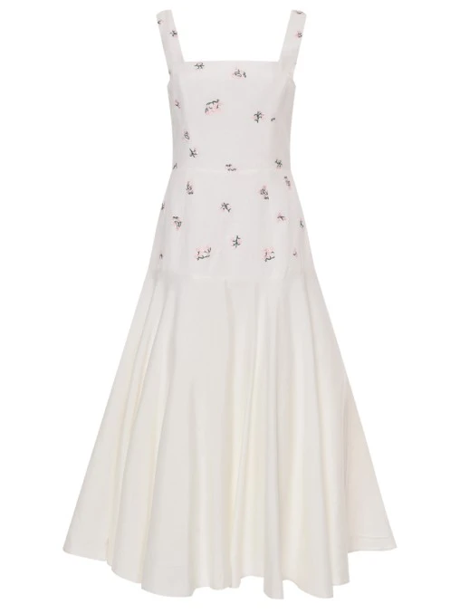 Платье изо льна и хлопка ROSEVILLE