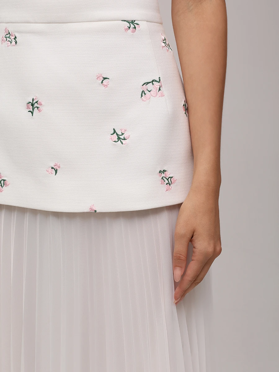 Юбка комбинированная