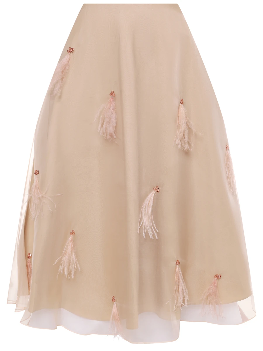 Юбка шелковая