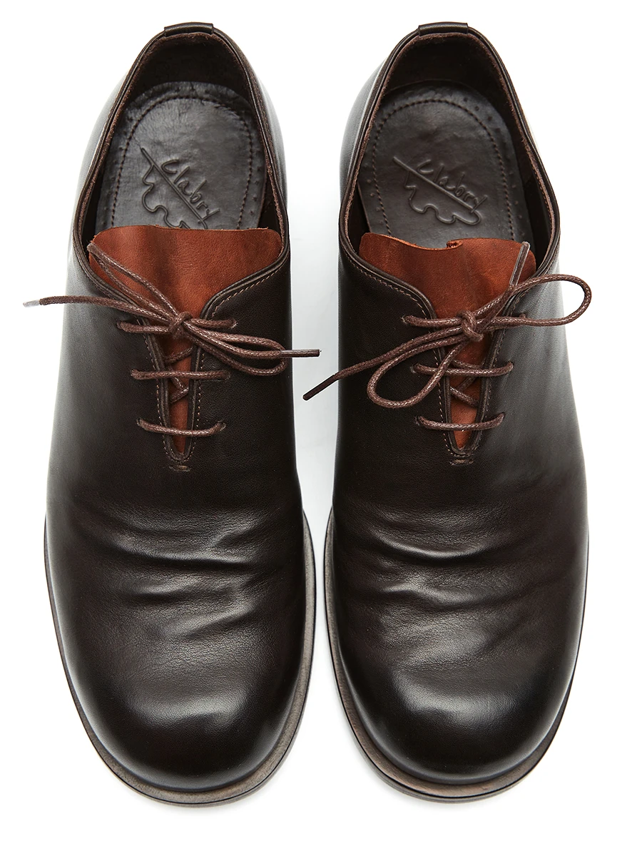 Оксфорды кожаные