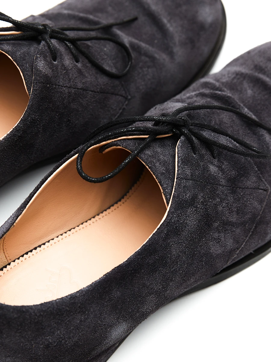 Дерби замшевые