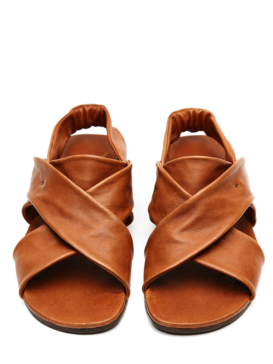 Сандалии кожаные