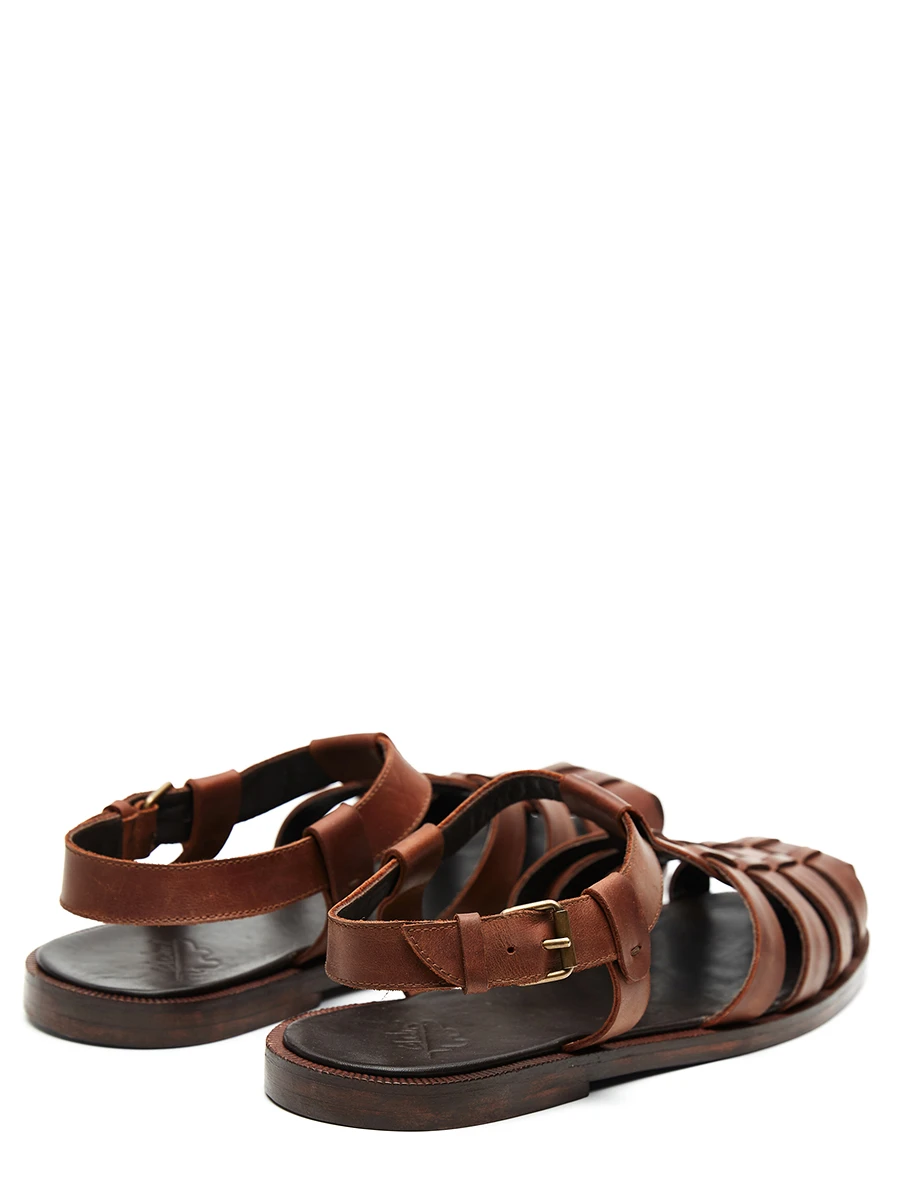 Сандалии кожаные