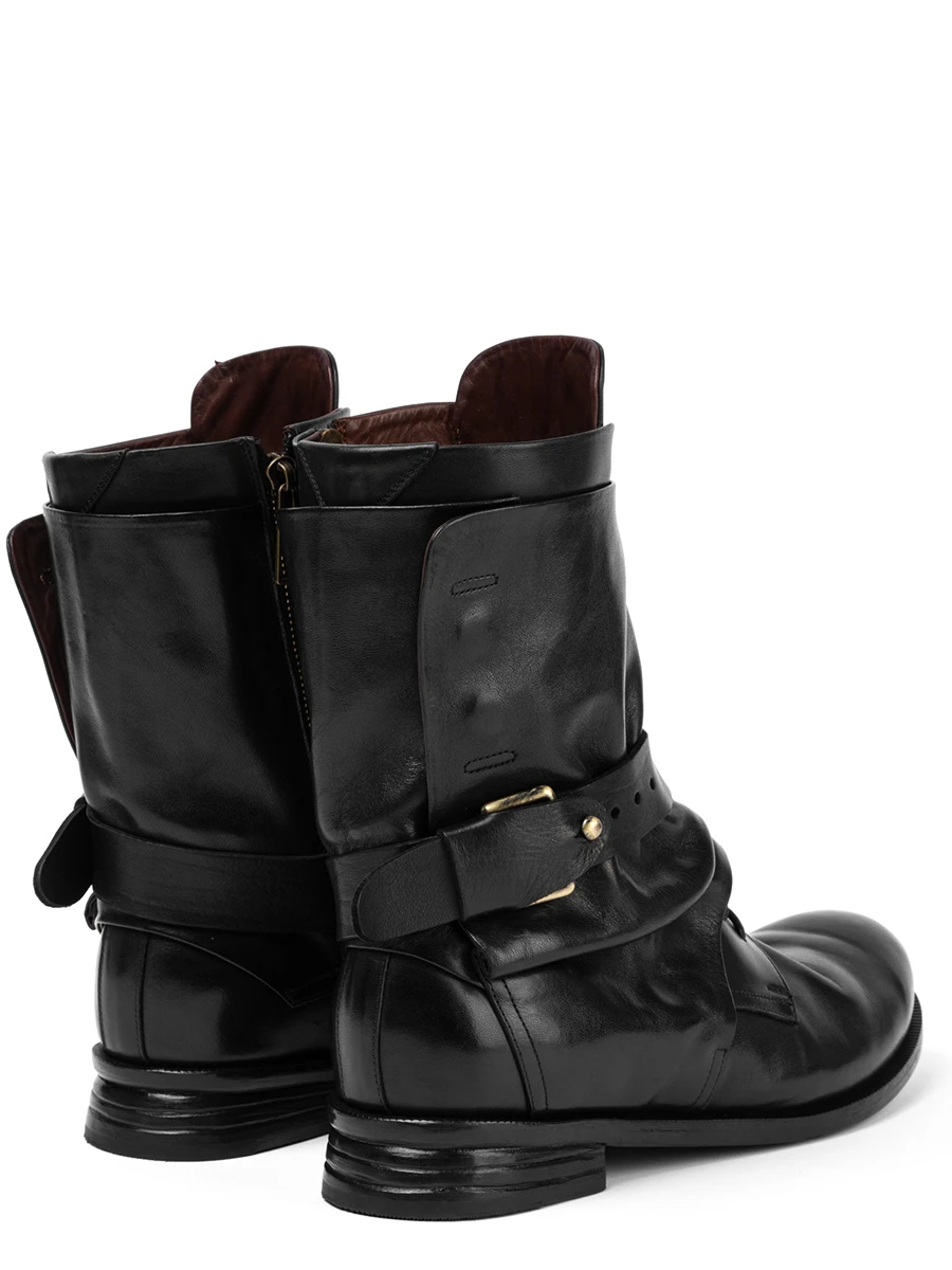 Ботинки кожаные