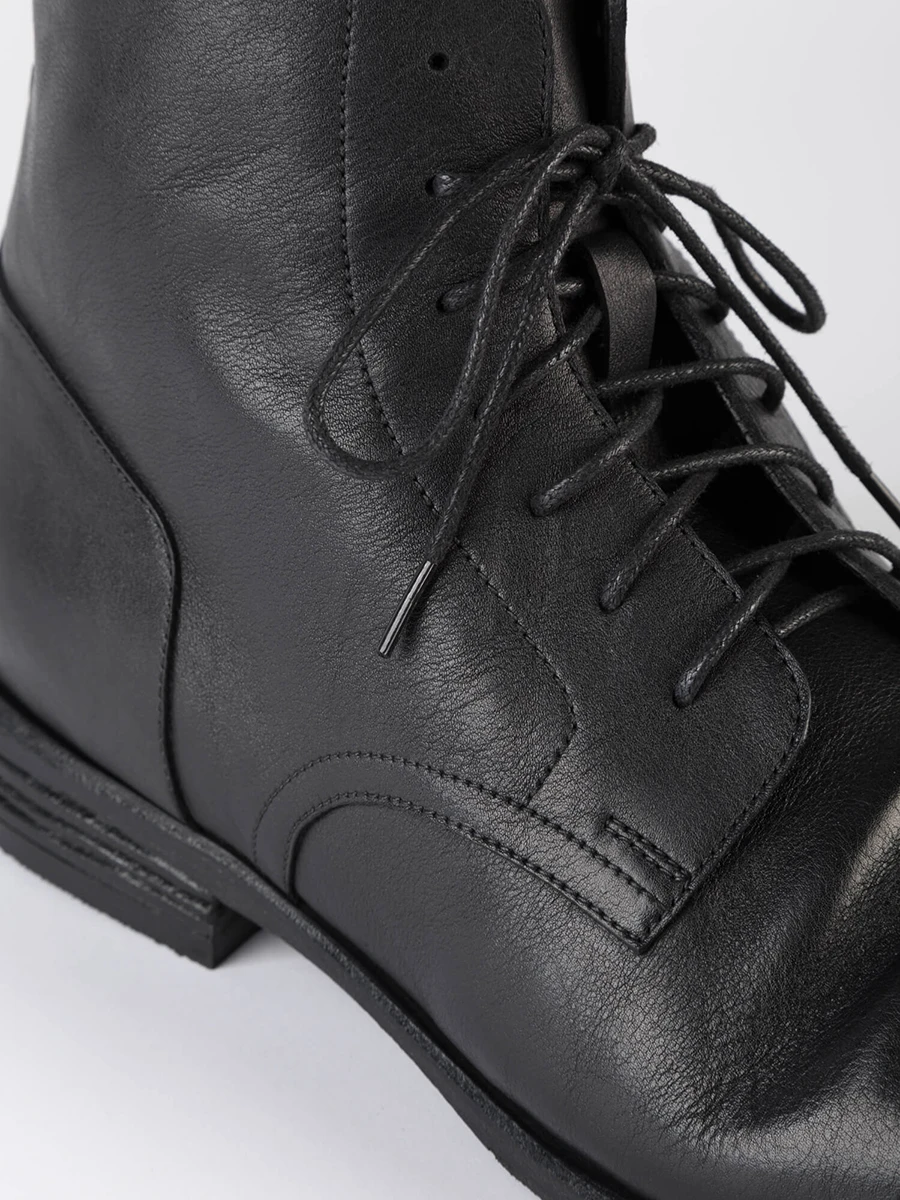 Ботинки кожаные