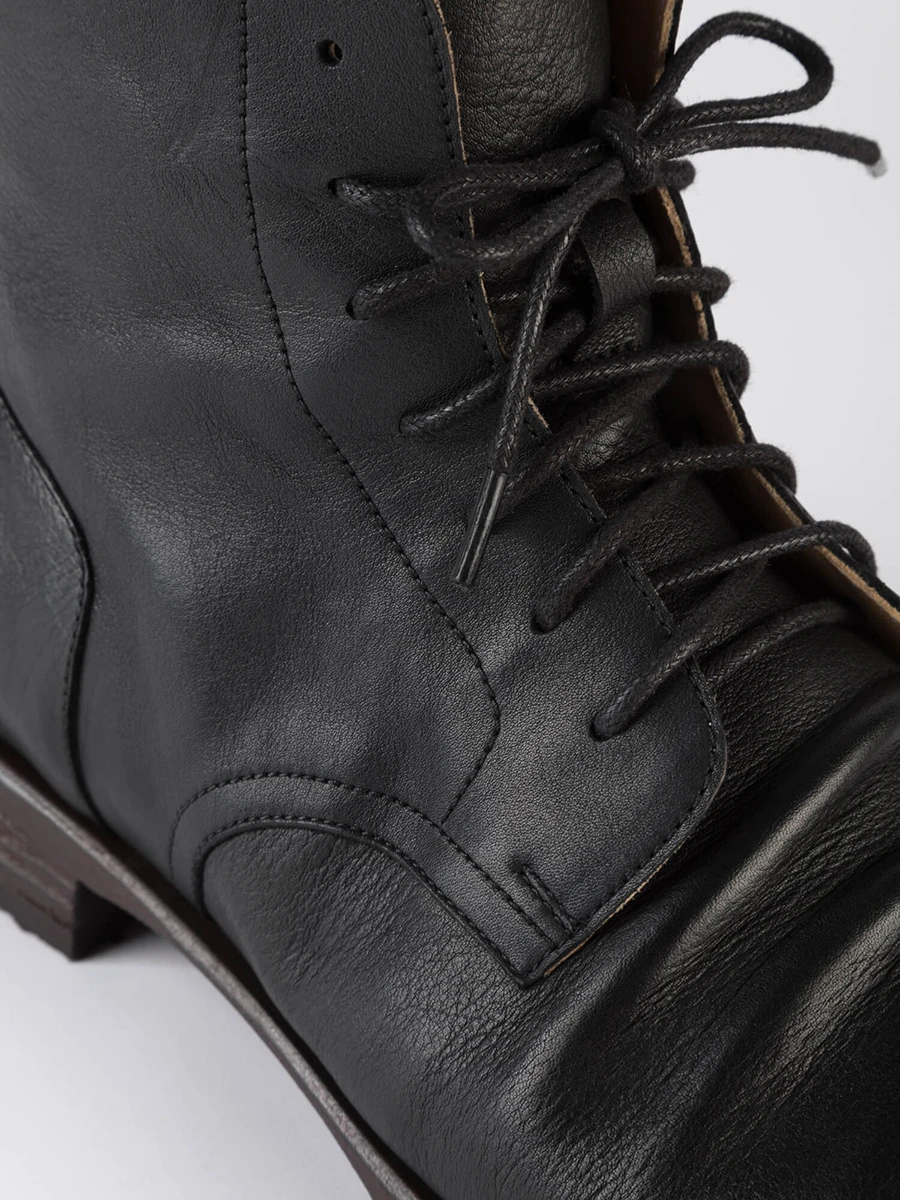 Ботинки кожаные