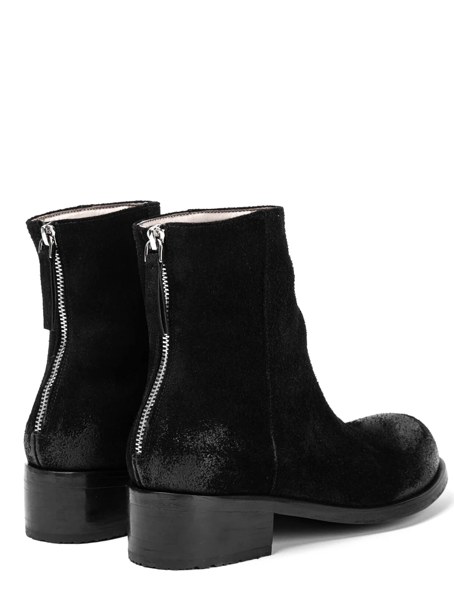 Ботинки замшевые