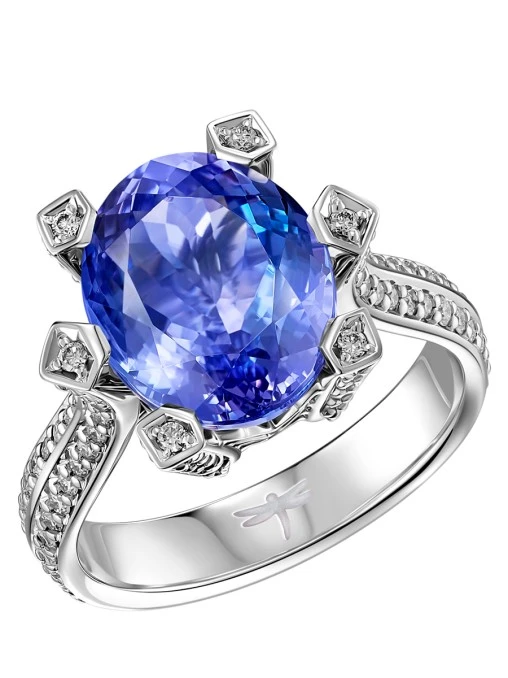 Кольцо с танзанитом NATASHA LIBELLE