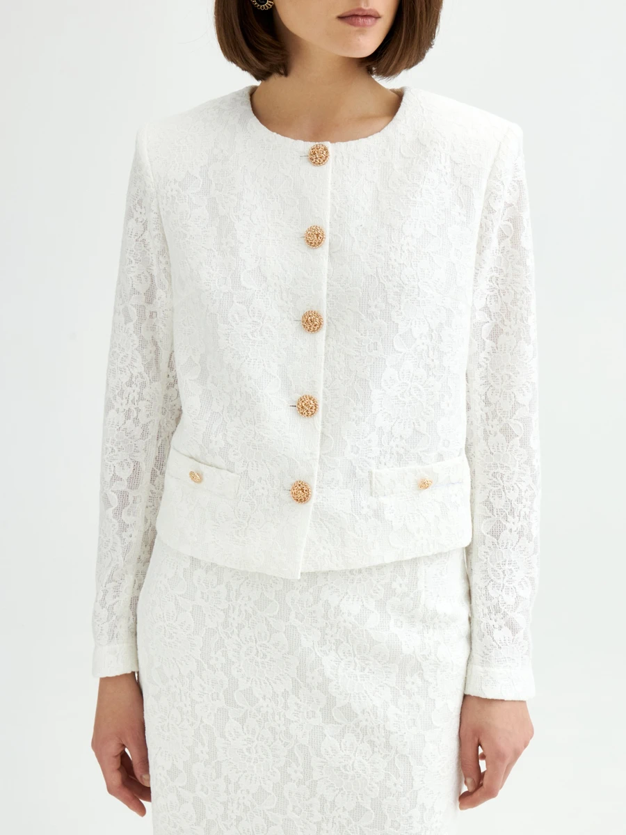 Жакет кружевной